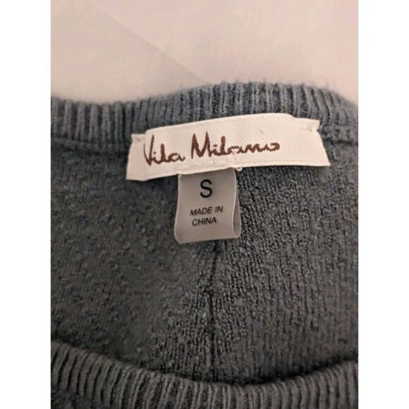 Vila Milano Womens Gray Wool Blend Ribbed Knit,Pullover Sz Small - Picture 5 of 11